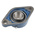 2 Hole Flange Bearing Unit 35mm ID