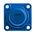 4 Hole Flange Bearing Unit, F4BC 104-CPSS-DFH, 31.75mm ID