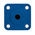 4 Hole Flange Bearing Unit, F4BC 20M-CPSS-DFH, 20mm ID