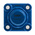 4 Hole Flange Bearing Unit, F4BC 20M-CPSS-DFH, 20mm ID