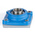 4 Hole Flange Bearing Unit, F4BC 30M-CPSS-DFH, 30mm ID