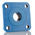 4 Hole Flange Bearing Unit, F4BC 50M-CPSS-DFH, 50mm ID