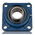 4 Hole Flange Bearing Unit, FY 50 FM, 50mm ID