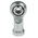 RS PRO M6 x 1 Female Steel Rod End, 6mm Bore, 39mm Long, Metric Thread Standard, Female Connection Gender
