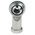 RS PRO M8 x 1.25 Female Steel Rod End, 8mm Bore, 47mm Long, Metric Thread Standard, Female Connection Gender