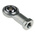 RS PRO M8 x 1.25 Female Steel Rod End, 8mm Bore, 47mm Long, Metric Thread Standard, Female Connection Gender
