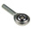 RS PRO M6 x 1 Male Steel Rod End, 6mm Bore, 45mm Long, Metric Thread Standard, Male Connection Gender