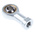 Parker M8 Female Galvanized Steel Rod End, 8mm Bore, 52mm Long, Metric Thread Standard, Female Connection Gender