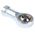 Parker M8 Female Galvanized Steel Rod End, 8mm Bore, 52mm Long, Metric Thread Standard, Female Connection Gender