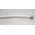 RS PRO Cable Tie, 100mm x 2.5 mm, Natural Nylon, Pk-100
