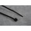 RS PRO Cable Tie, 100mm x 2.5 mm, Black Nylon, Pk-100