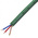 Van Damme Screened Microphone Cable, 0.22 mm² CSA, 6.35mm od, 100m, Green