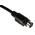 RS PRO Male 8 Pin mini-DIN to Female 8 Pin mini-DIN Black DIN Cable 2m