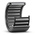 SKF HK 0408 4mm I.D Needle Roller Bearing, 8mm O.D