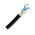 Belden Screened 4 Core Microphone Cable, 0.08 mm² CSA, 2.92mm od, 152m, Black