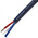 Van Damme 2 Core Speaker Cable, 1.5 mm² CSA, 6.5mm od, 100m, Blue