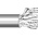 Belden Screened 2 Core Line level Low Voltage signal Cable, 0.33 mm2 CSA, 3mm od, 304m, Black