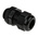 RS PRO Black Nylon Cable Gland, M20 Thread, 4mm Min, 9mm Max, IP68