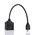 RS PRO Male HDMI to Female HDMI x 2 Cable, 30cm