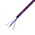 Van Damme Screened Microphone Cable, 3.5mm od, 100m, Purple