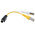 Van Damme Male 4 Pin mini-DIN to Female BNC x 2 DIN Cable 150mm