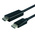 RS PRO Male DisplayPort to Male HDMI, PVC Cable, 2m