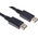 RS PRO Male DisplayPort to Male DisplayPort, PVC  Cable, 1080p, 1m