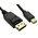RS PRO Male DisplayPort to Male Mini DisplayPort, PVC  Cable, 1080p, 5m