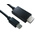 RS PRO Male Mini DisplayPort to Male HDMI, PVC Cable, 1080p, 3m