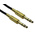 RS PRO Male 6.35mm Stereo Jack to Male 6.35mm Stereo Jack Aux Cable, Black, 20m