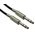 RS PRO Male 6.35mm Stereo Jack to Male 6.35mm Stereo Jack Aux Cable, Black, 5m