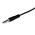 StarTech.com Male 3.5mm Stereo Jack to Female 3.5mm Stereo Jack Aux Cable, Black, 1m