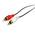 StarTech.com Male 3.5mm Stereo Jack to Male RCA x 2 Aux Cable, Black, 900mm