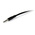 StarTech.com Male 3.5mm Stereo Jack to Female 3.5mm Stereo Jack Aux Cable, Black, 1m