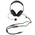 StarTech.com Male 3.5mm Stereo Jack to Female 3.5mm Stereo Jack x 2 Aux Cable, Black, 200mm