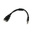 StarTech.com Male 3.5mm Stereo Jack to Female 3.5mm Stereo Jack x 2 Aux Cable, Black, 200mm