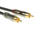 RS PRO Male RCA x 2 to Male RCA x 2 Aux Cable, Black, 3m