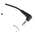 Switchcraft Male 3.5mm Stereo Jack to Unterminated Aux Cable, Black