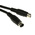 RS PRO Male 4 Pin mini-DIN to Male 4 Pin mini-DIN Black DIN Cable 3m