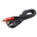 RS PRO Male 3.5mm Stereo Jack to Male RCA x 2 Aux Cable, Black, 2m