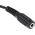 RS PRO Male 3.5mm Stereo Jack to Female 3.5mm Stereo Jack Aux Cable, Black, 3m