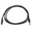 RS PRO Male 6.35mm Stereo Jack to Female 6.35mm Stereo Jack Aux Cable, Black, 2m