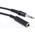RS PRO Male 6.35mm Stereo Jack to Female 6.35mm Stereo Jack Aux Cable, Black, 3m