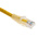 RS PRO Yellow Cat6 Cable U/UTP PVC Male RJ45/Male RJ45, Terminated, 10m