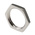RS PRO Nickel Nickel Plated Brass Cable Gland Locknut, M20 Thread