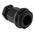 RS PRO Black Plastic Cable Gland, M20 Thread, 7mm Min, 10.5mm Max, IP55