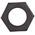 RS PRO Black Steel Cable Gland Locknut, M16 Thread