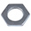 RS PRO Silver Steel Cable Gland Locknut, M16 Thread