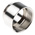 Lapp Cable Gland Adaptor, PG21 Exterior Thread, M32 Interior Thread, Nickel Plated Brass, SKINDICHT Series