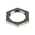 RS PRO Silver 316 Stainless Steel Cable Gland Locknut, M20 Thread, IP66, IP67